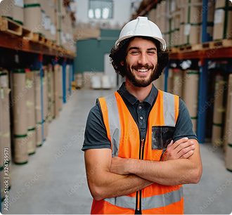 Pracownik w magazynie