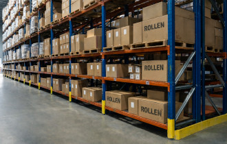 Bezzapachowe gumowe kółko obrotowe z hamulcem i płytą górną - 100 mm - 80 kg