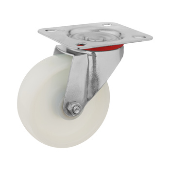 Zestaw kołowy skrętny, koło poliamidowe - 200 mm - 300 kg